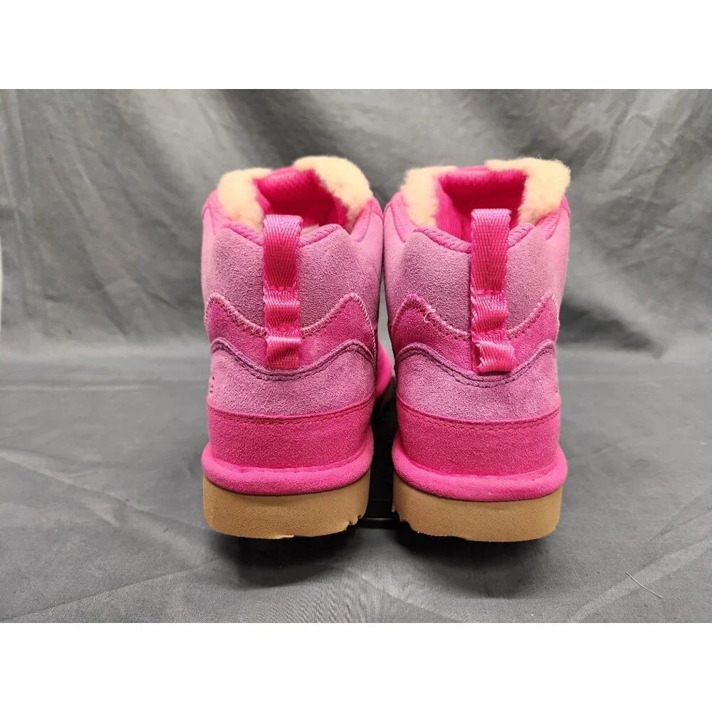 UGG Australia Girls Highland Hi Heritage Boots Suede Pink Size 5 NEW NO BOX! - Picture 7 of 11